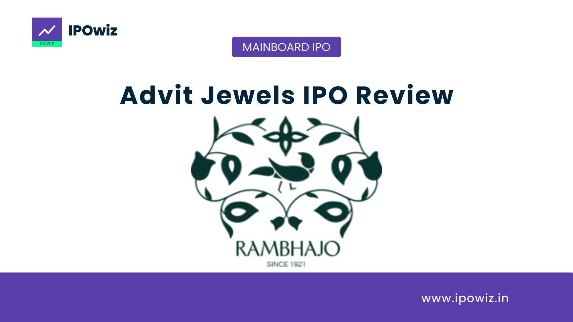 Advit Jewels IPO GMP Today, Review, Price Band, Subscription & Allotment Status