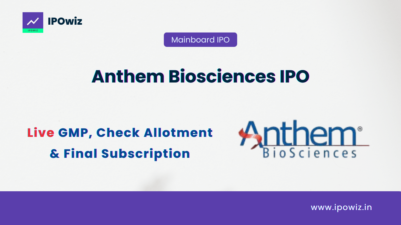 Anthem Biosciences IPO Allotment Status: Step by Step to check via Kfintech