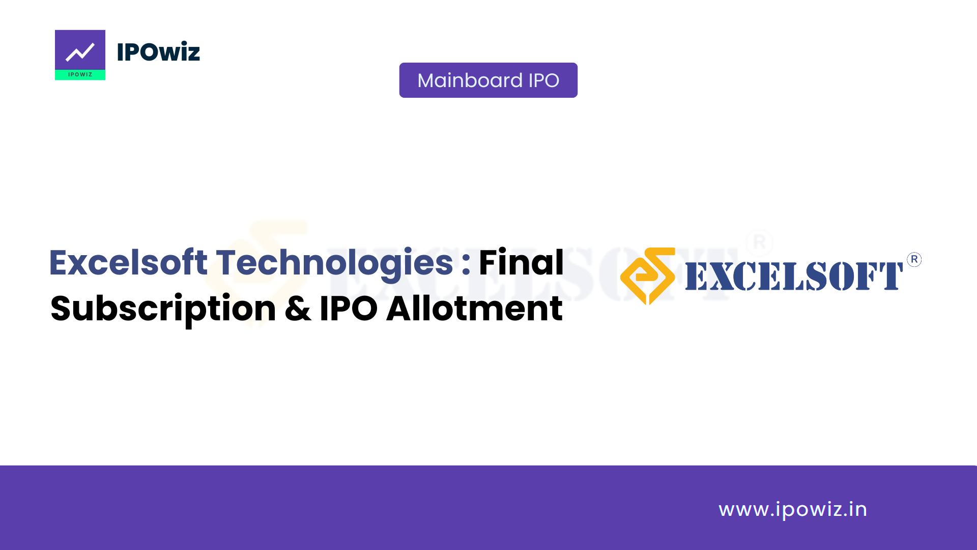 Excelsoft Technologies IPO Allotment Status: Step by Step to check via Linkintime