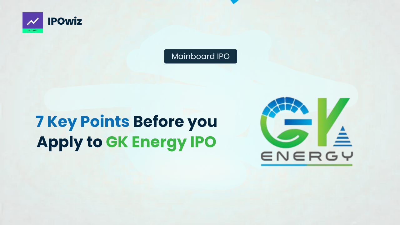 GK Energy IPO: 7 Key Points Before you apply for this IPO
