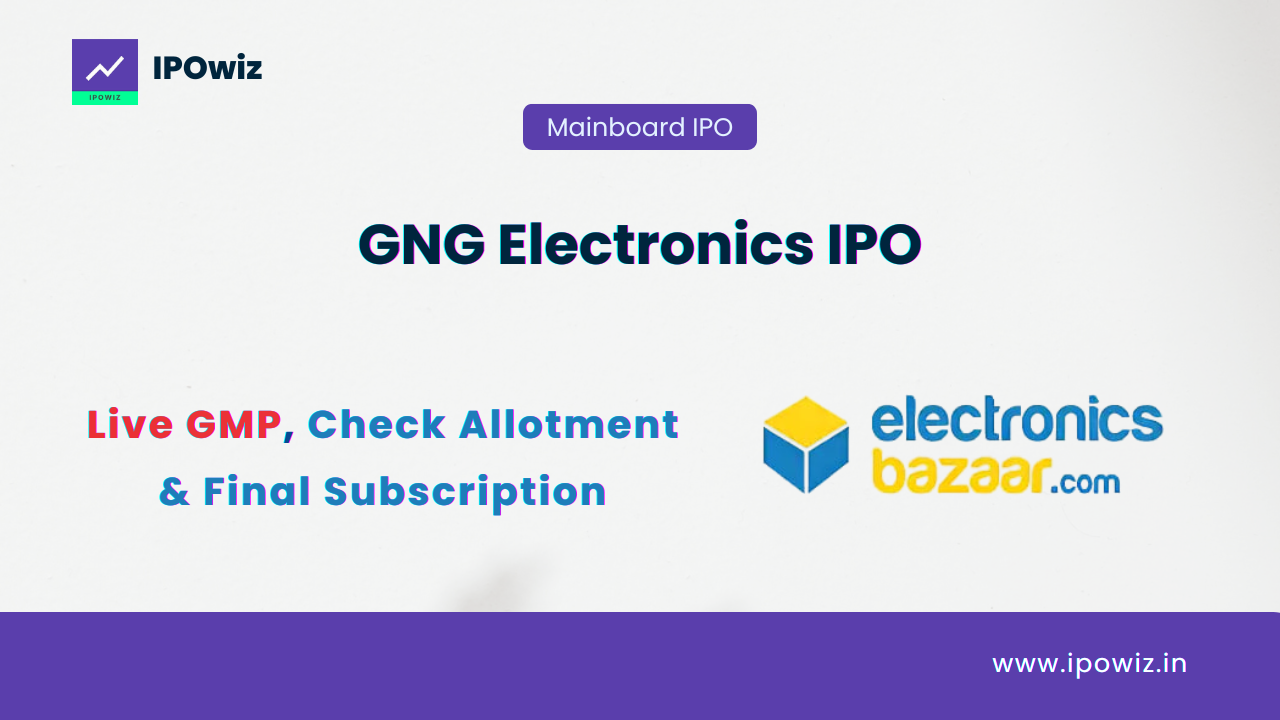 GNG Electronics IPO Allotment Status: Step by Step to check via Bigshare