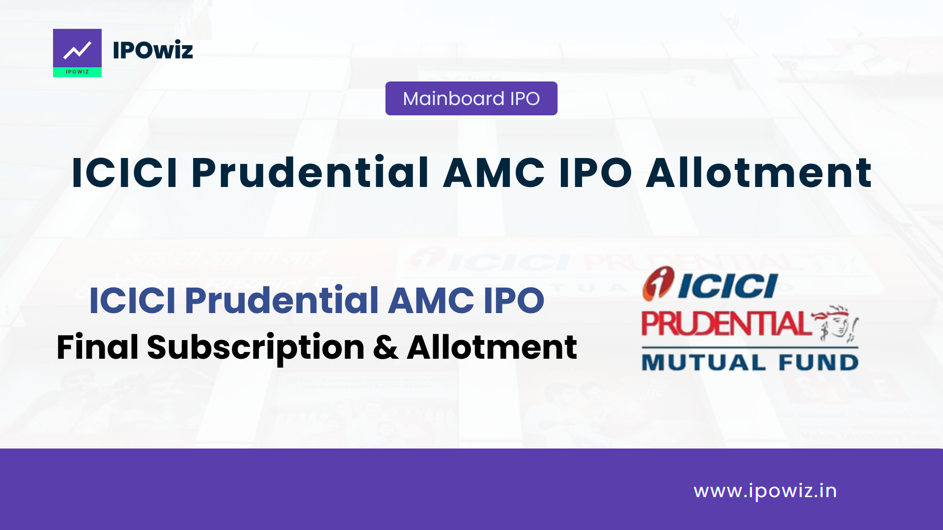 ICICI Prudential AMC IPO Allotment: Check Live Status & Listing Gains