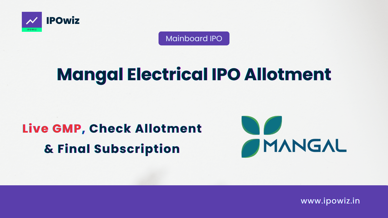 Mangal Electrical IPO Allotment Status: Step by Step to check via Bigshare