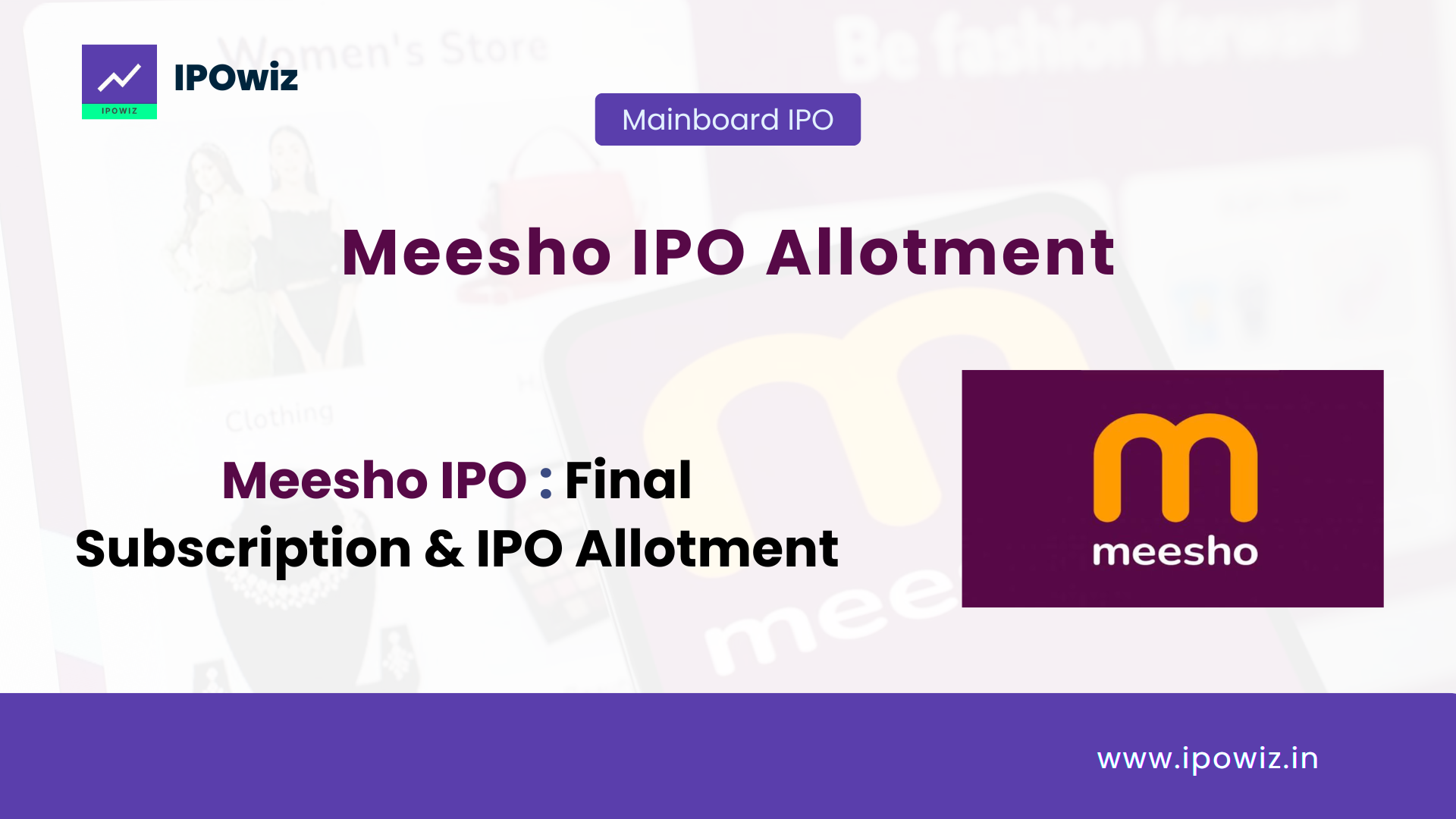 Meesho IPO Allotment Status: Step by Step to check via Kfintech