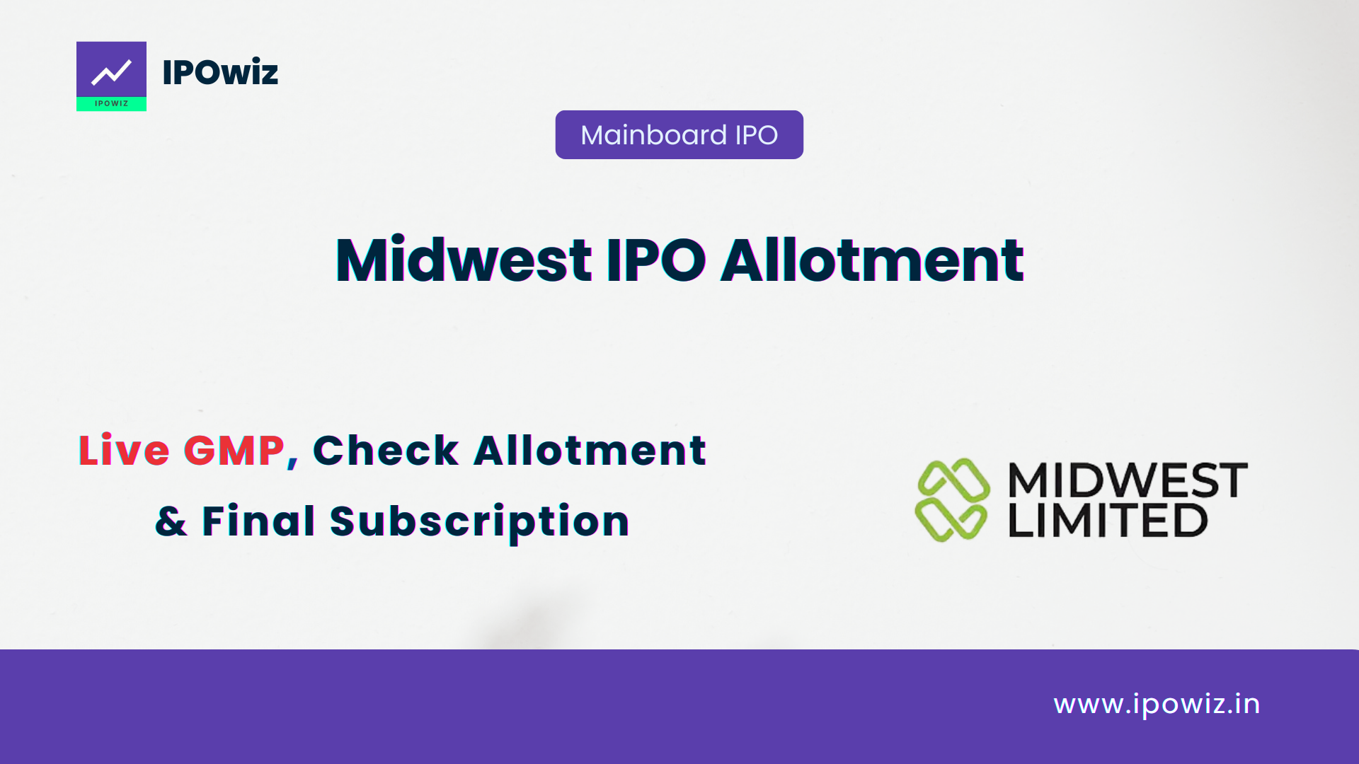 Midwest IPO Allotment Status: Step by Step to check via Kfintech