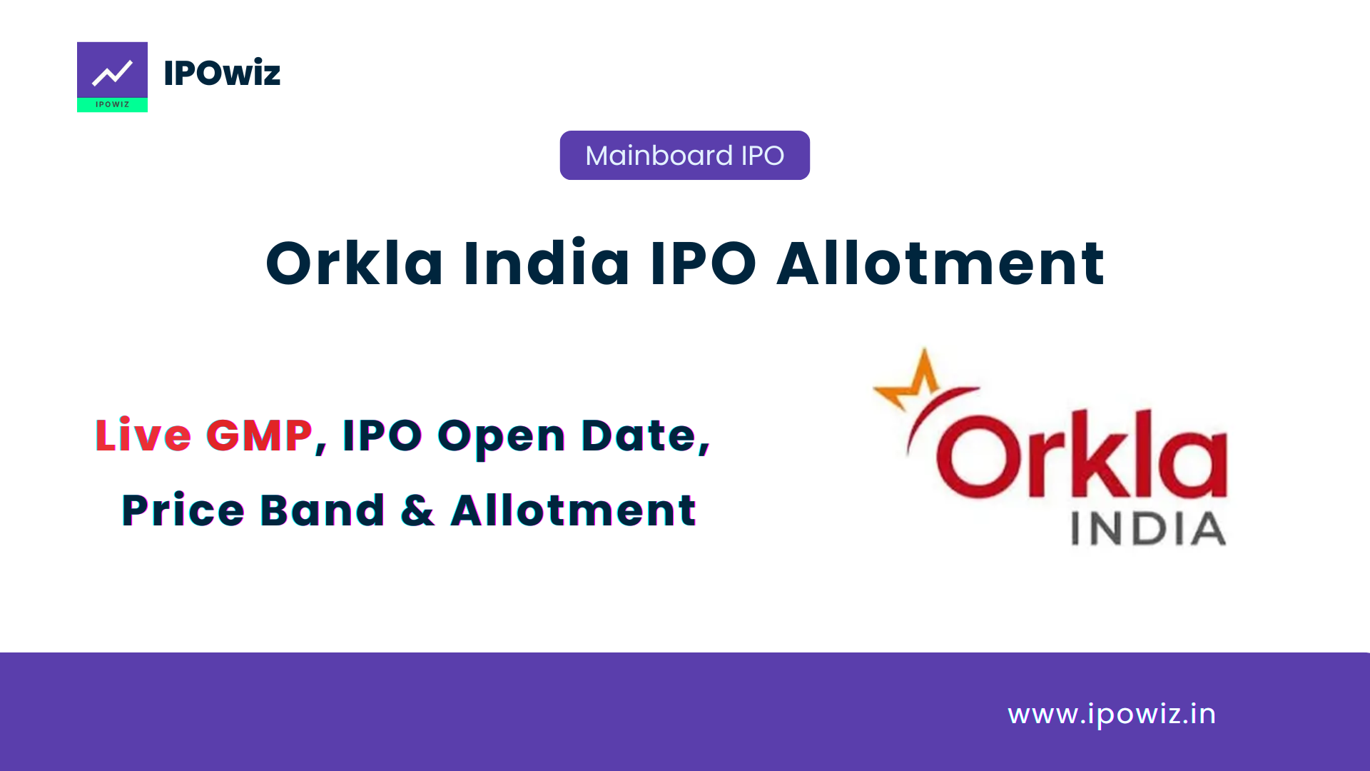 Orkla India IPO Allotment Status: Step by Step to check via Kfintech