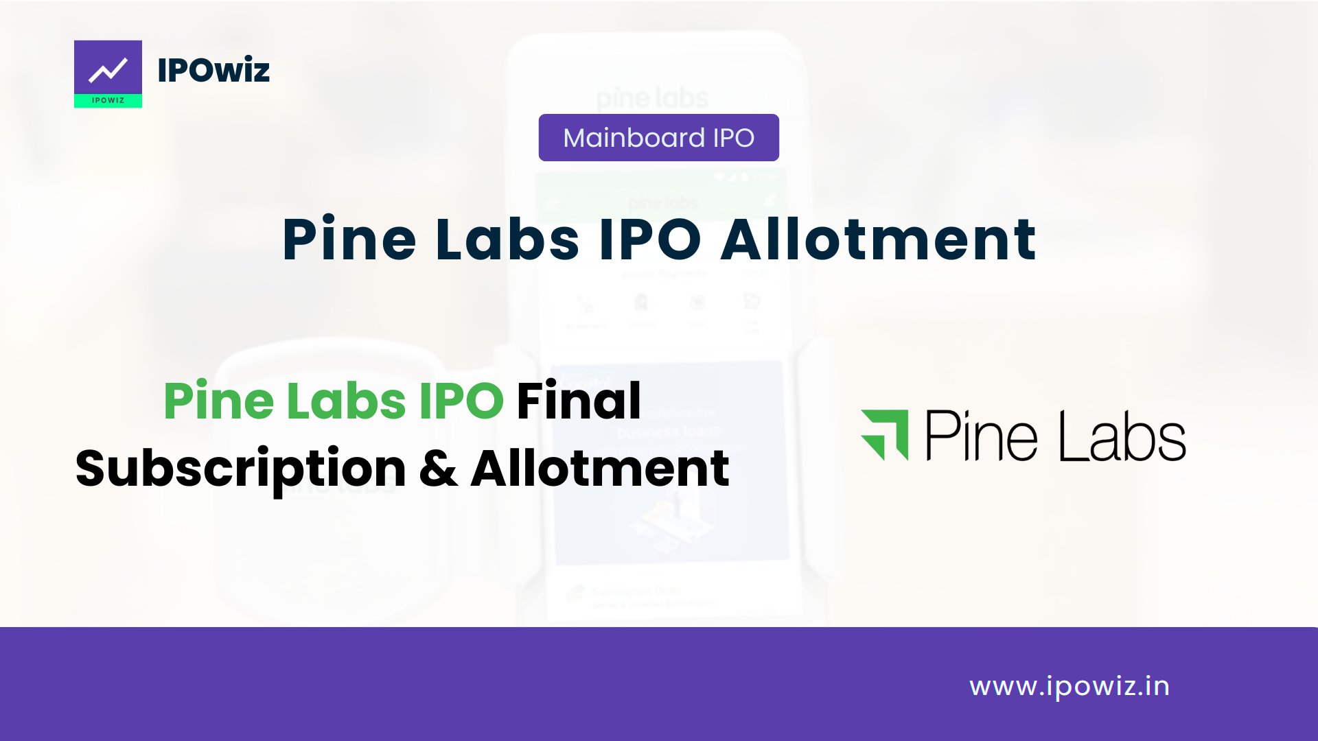 Pine Labs IPO Allotment Status: Step by Step to check via Kfintech