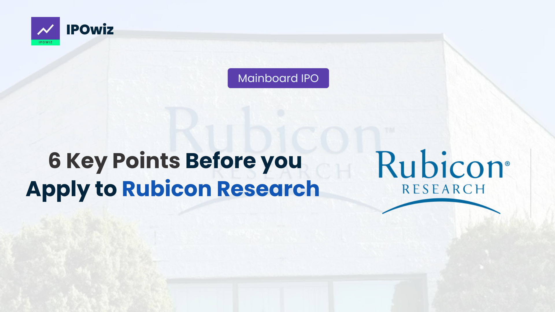 Rubicon Research IPO: 6 Key Points Before you apply