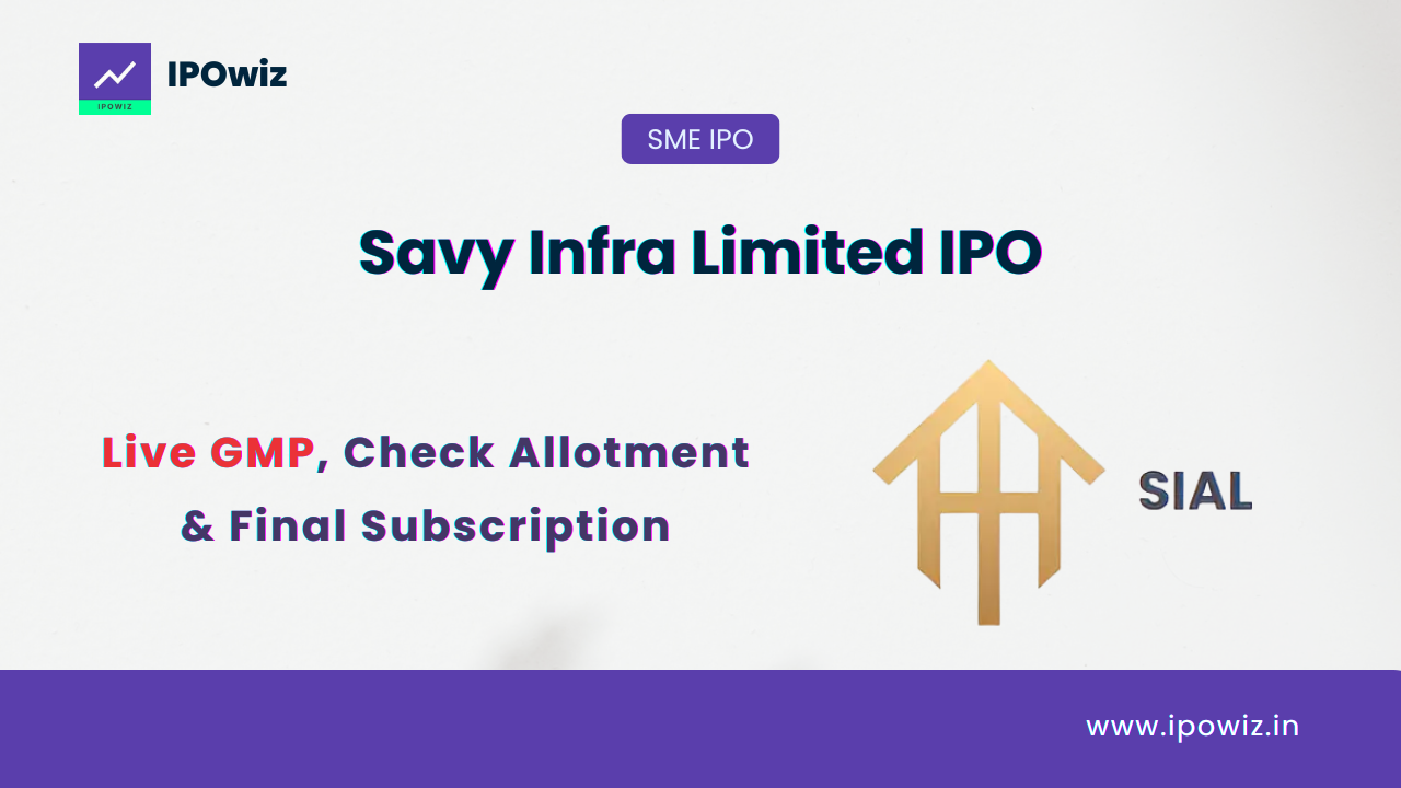 Savy Infra SME IPO Allotment Status: Step by Step to check via Maashitla