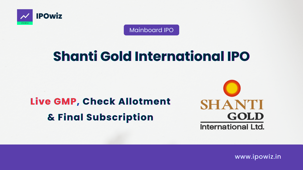 Shanti Gold IPO Allotment Status: Step by Step to check via Bigshare