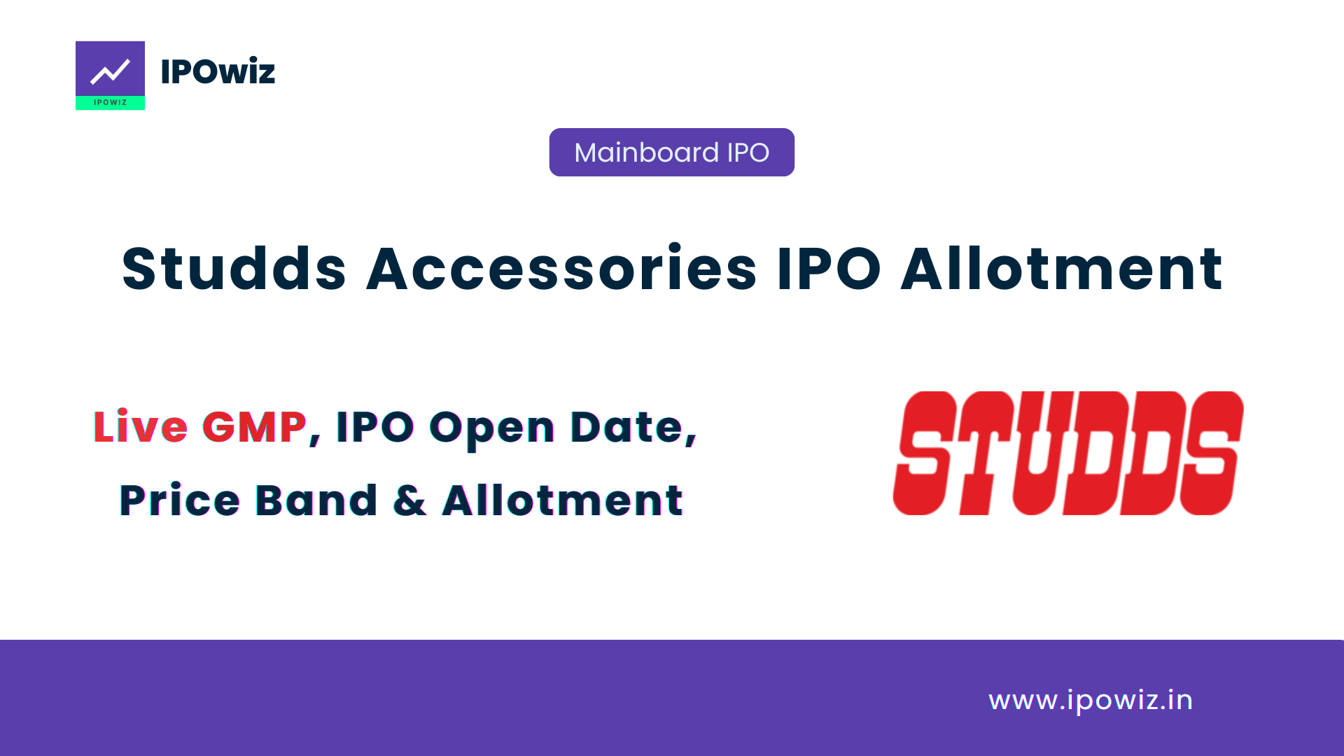 Studds Accessories IPO Allotment Status: Step by Steps to check via Linkintime