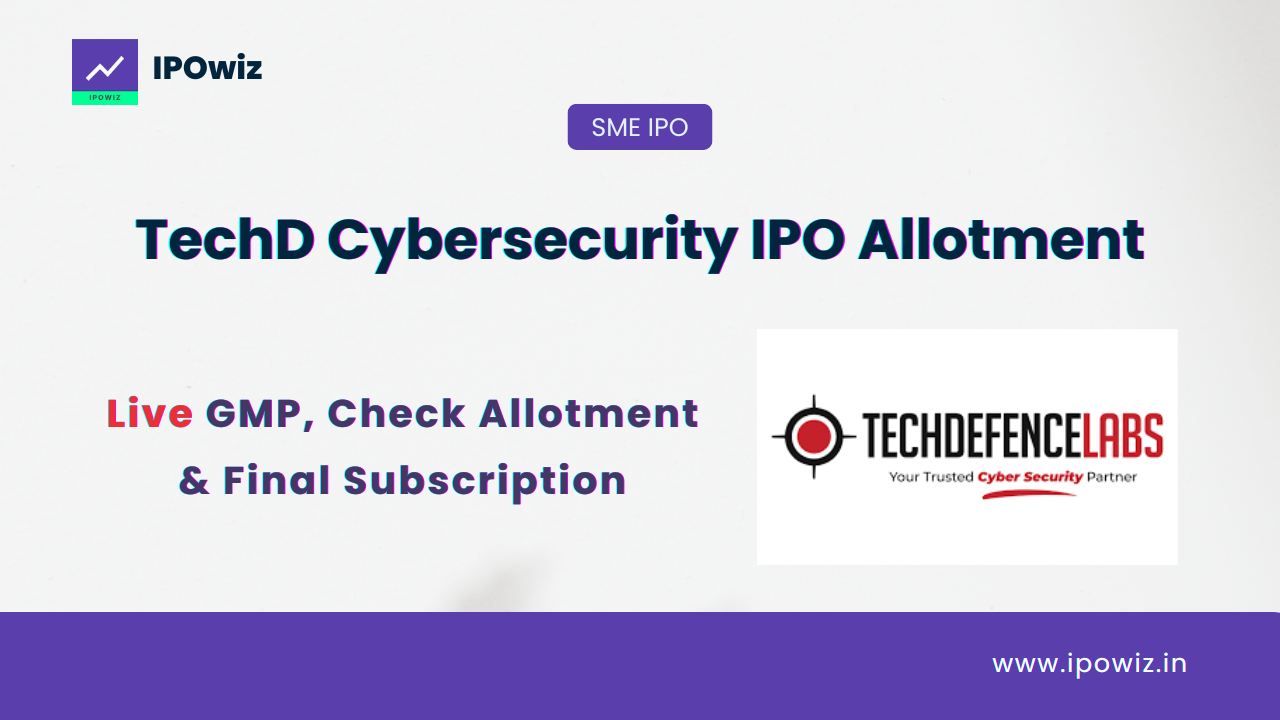 TechD Cybersecurity IPO Allotment Status: Step by Step to check via Purva Sharegistry