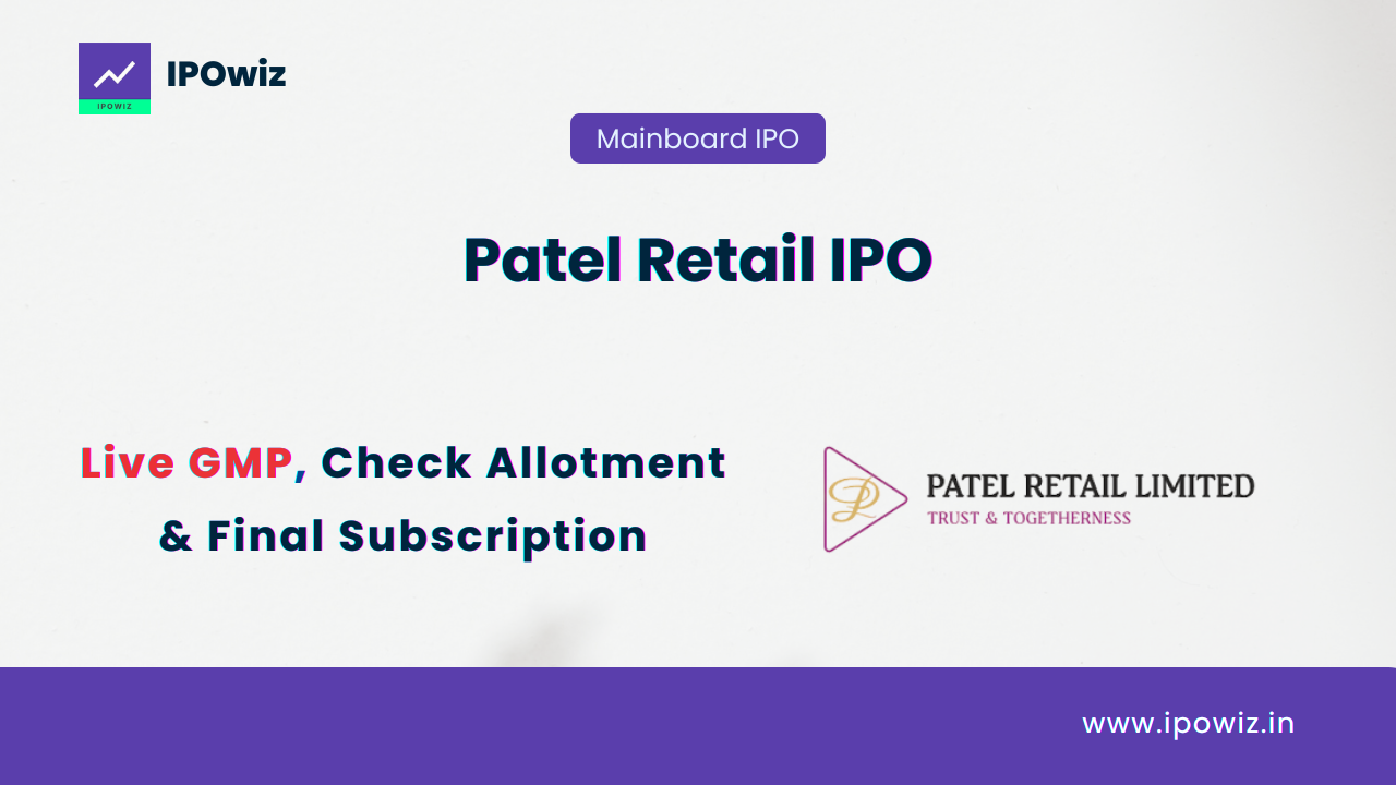Patel Retail IPO Allotment Status: Step by Step to check via Bigshare
